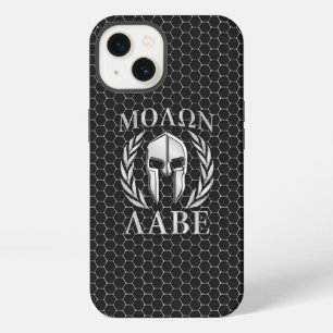 Molon Labe Spartaanse Helm Lauwerbladeren iPhone 13 Hoesje