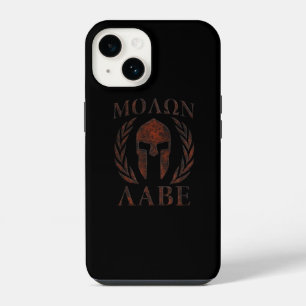 Molon Labe Spartaanse krijger lauwerkrans iPhone 14 Hoesje