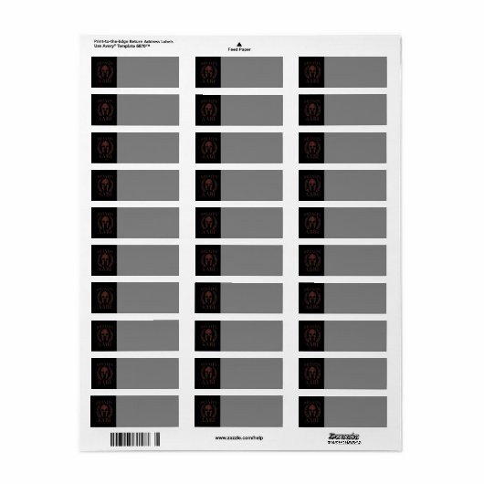 Molon Labe Spartaanse Oorlogsmasker Lauweren IJzer Etiket (Full Sheet)