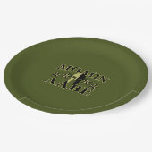 Molon Labe Spartan 5 sterren Olive Green Papieren Bordje (Gekanteld)