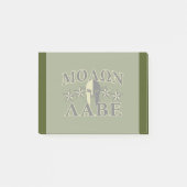 Molon Labe Spartan 5 sterren Olive Green Post-it® Notes (Voorkant)
