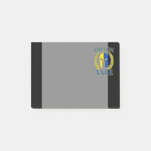 Molon Labe Spartan Armor Laurels Yellow Blue Decor Post-it® Notes