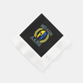 Molon Labe Spartan Armor Laurels Yellow Blue Decor Servetten (Hoek)