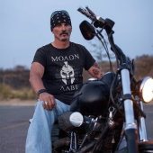 Molon Labe Spartan Helm Kom en neem ze 2A T-shirt