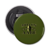 Molon Labe Spartan Helmet 5 sterren Button Flesopener (Voorkant)