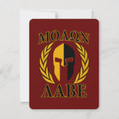 Molon Labe Spartan Helmet Laurels Burgundy (Voorkant)