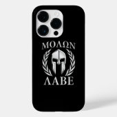 Molon Labe Spartan Helmet Laurels Case-Mate iPhone Case (Achterkant)