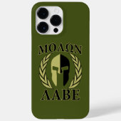 Molon Labe Spartan Helmet Laurels Case-Mate iPhone Case (Achterkant)