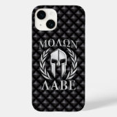 Molon Labe Spartan Helmet Laurels Case-Mate iPhone Case (Achterkant)