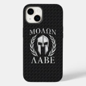 Molon Labe Spartan Helmet Laurels Case-Mate iPhone Case (Achterkant)