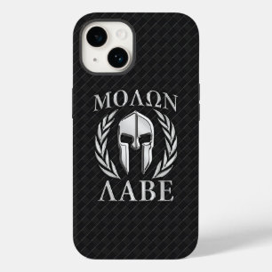 Molon Labe Spartan Helmet Laurels Case-Mate iPhone 14 Hoesje