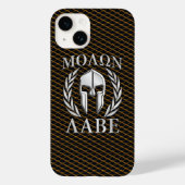 Molon Labe Spartan Helmet Laurels Case-Mate iPhone Case (Achterkant)