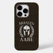 Molon Labe Spartan Helmet Laurels Case-Mate iPhone Case (Achterkant)