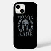 Molon Labe Spartan Helmet Laurels Case-Mate iPhone Case (Achterkant)