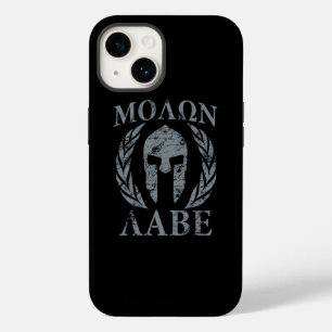 Molon Labe Spartan Helmet Laurels Case-Mate iPhone 14 Hoesje