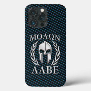 Molon Labe Spartan Helmet Laurels Case-Mate iPhone Case