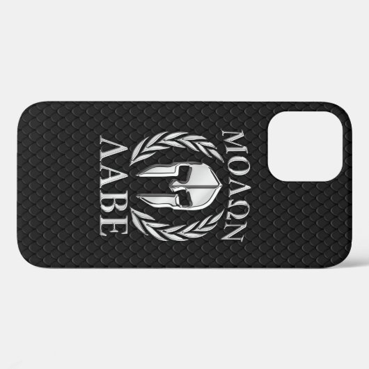 Molon Labe Spartan Helmet Laurels Case-Mate iPhone Case (Achterkant (horizontaal))