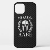 Molon Labe Spartan Helmet Laurels Case-Mate iPhone Case (Achterkant)