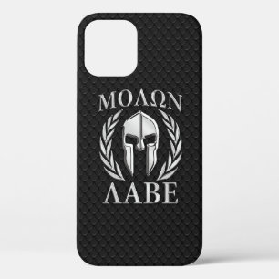 Molon Labe Spartan Helmet Laurels Case-Mate iPhone Case
