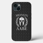 Molon Labe Spartan Helmet Laurels Case-Mate iPhone Case (Achterkant)