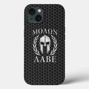 Molon Labe Spartan Helmet Laurels Case-Mate iPhone Case