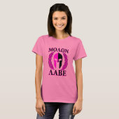Molon Labe Spartan Helmet Laurels Hot Pink T-shirt (Voorkant volledig)