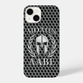 Molon Labe Spartan Helmet Laurels iPhone Hoesje (Achterkant)