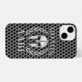 Molon Labe Spartan Helmet Laurels iPhone Hoesje (Achterkant horizontaal)