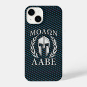 Molon Labe Spartan Helmet Laurels iPhone Hoesje (Achterkant)