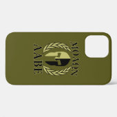 Molon Labe Spartan Helmet Laurels Olive Green Deco Case-Mate iPhone Case (Achterkant (horizontaal))