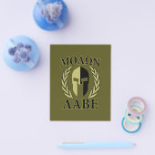 Molon Labe Spartan Helmet Laurels Olive Green Flyer (Enkel)