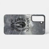 Molon Labe Spartan Helmet Laurels Samsung Galaxy Hoesje (Achterkant horizontaal)