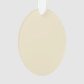 Molon Labe Spartan Helmet Laurels Warm Beige Ornament (achterkant)