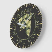 Molon Labe Spartan Helmet Militaire Camo Grote Klok (Hoek)