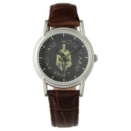 Molon Labe Spartan Helmet Militaire Camo Vrouwen Horloge