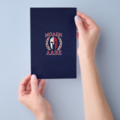 Molon Labe Spartan Krijger Carbonvezel Print Flyer (Hand)