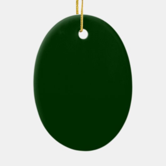 Molon Labe Spartan Laurels op Forest Green Keramisch Ornament (Achterkant)