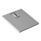 Molon Labe Spartan Mask Armor Laurels Monochrome Notitieblok (Schuin)