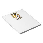 Molon Labe Spartan Mask Laurels Burgundy Notitieblok (Schuin)