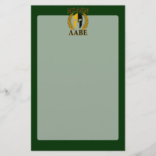 Molon Labe Spartan Mask Laurels on Green Briefpapier