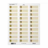 Molon Labe Spartan Masker Laurels beige Accent Etiket (Full Sheet)