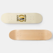 Molon Labe Spartan Masker Laurels beige Accent Skateboard (Horizontaal)