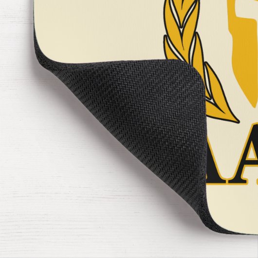 Molon Labe Spartan-masker Laurels beige Decor Muismat (Hoek)