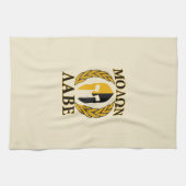 Molon Labe Spartan-masker Laurels beige Decor Theedoek (Horizontaal)