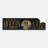 Molon Labe Spartan Sword Bmpr Sticker (Voorkant)