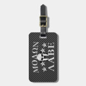 Molon Labe Spartan Warrior 5 sterren Bagagelabel (Voorkant verticaal)