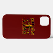 Molon Labe Spartan Warrior 5 sterren Burgundy Case-Mate iPhone Case (Achterkant (horizontaal))