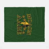 Molon Labe Spartan Warrior 5 sterren groen Fleece Deken (Voorkant (Horizontaal))