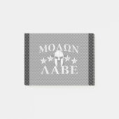 Molon Labe Spartan Warrior 5 sterren Post-it® Notes (Voorkant)