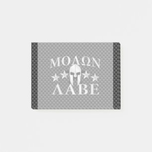 Molon Labe Spartan Warrior 5 sterren Post-it® Notes